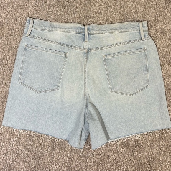 Frame Denim Women's Light Blue Jean Shorts - Picture 2 of 4